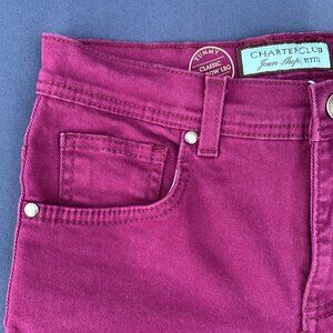 Charter Club Classic Narrow Leg Tummy Slimming Pant Size 2P